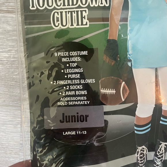 Football Touchdown Cutie Women’s Teen Halloween Costume Size Large - Picture 3 of 3